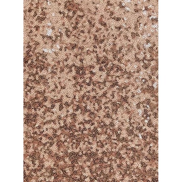 Torrid 0 Womens Champagne Gold Sequin Midi Skirt Elastic Waist Size Large - Picture 4 of 16